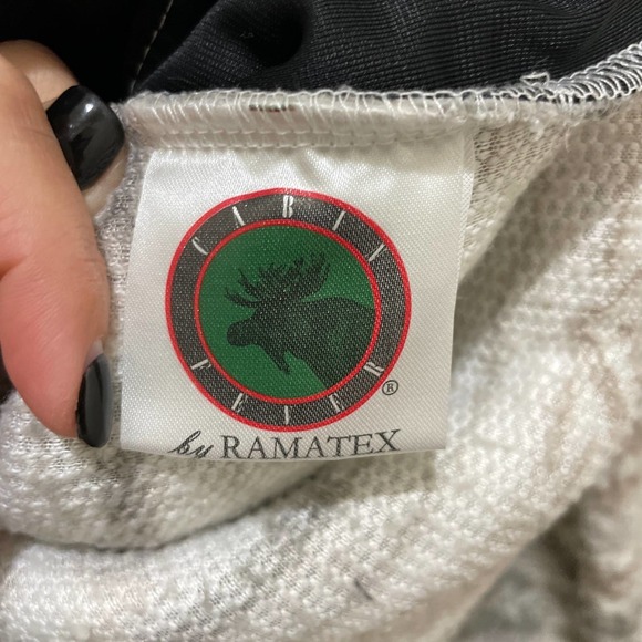 Cabin Fever by Ramatex Gray & Brown Sherpa Pullover Sweater - Picture 6 of 6